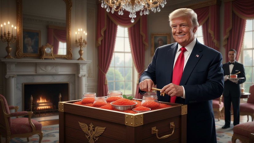Дональду Трампу отправили ящик красной икры из Хабаровского края