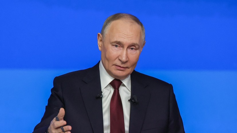 Путин заявил, что вера в будущее России позволяет ему не унывать