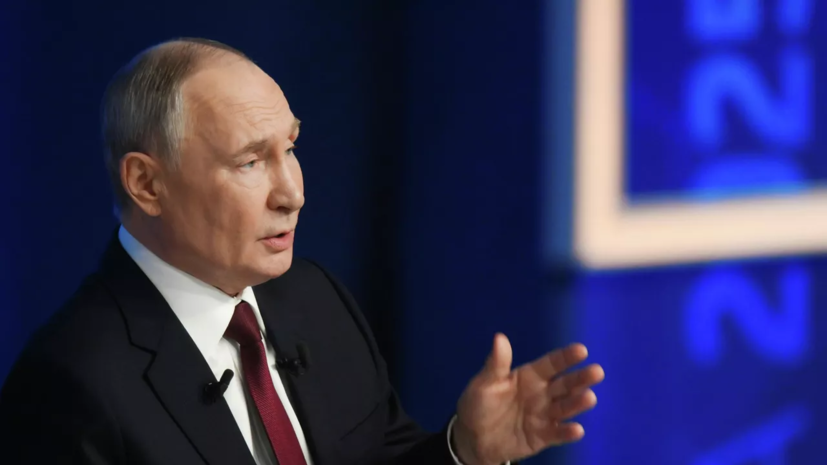 Путин посоветовал участнице прямой линии выбрать российский автомобиль