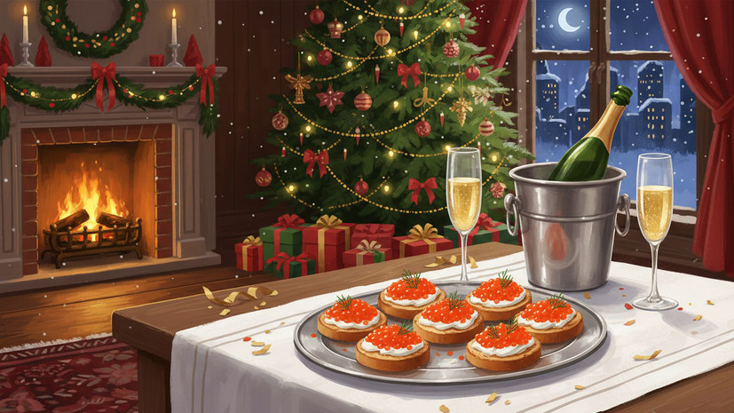 Новогодний стол — 2026: как встретить год Огненной Лошади вкусно, красиво и с символикой