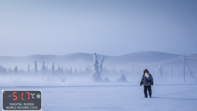 В Покровске зафиксировали самую низкую температуру на Земле