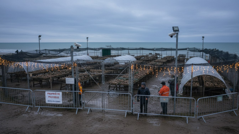 Во Франции фермы с улитками и устрицами берут под охрану перед праздниками