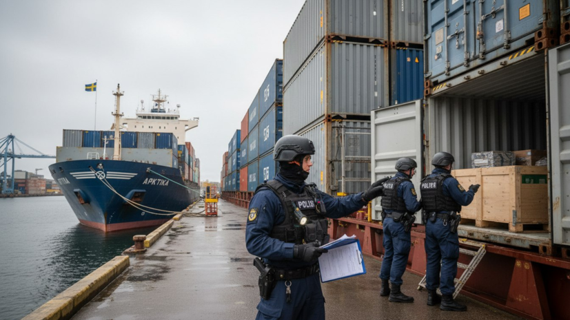 Шведские правоохранители досмотрели груз российского контейнеровоза