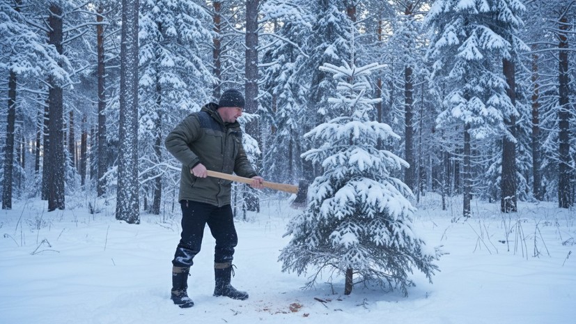 Депутат Колунов заявил, что срубить ёлку можно по договору с лесничеством