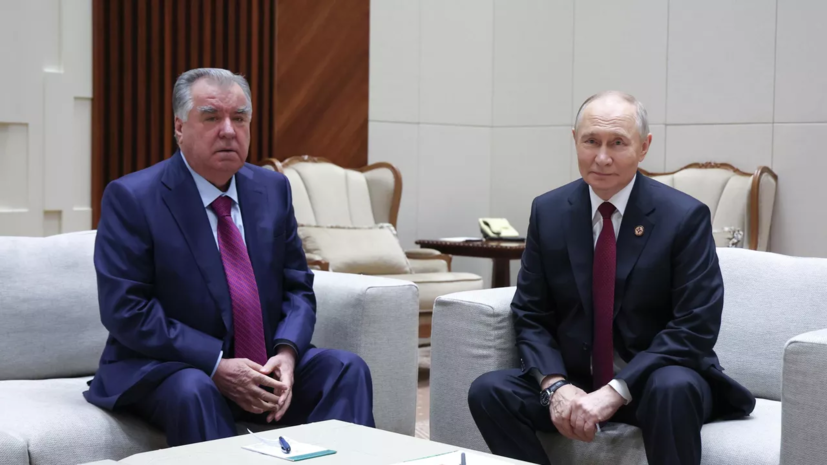 Путин провел встречу с Рахмоном