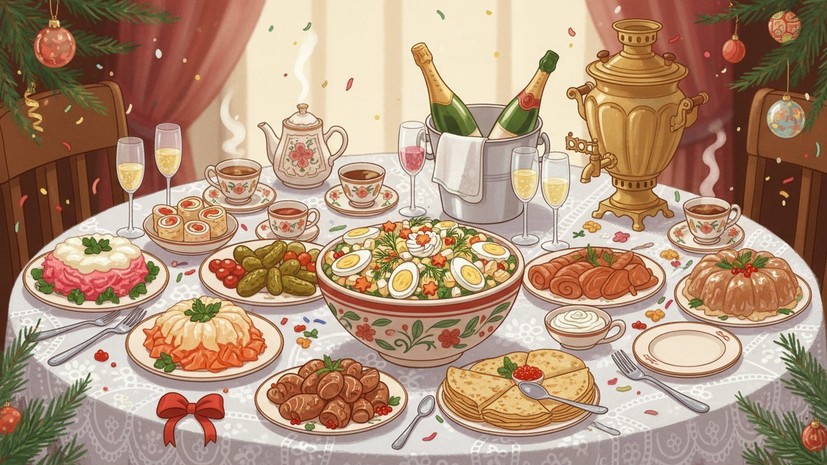 Гастроэнтеролог Гостроус посоветовала не доедать салаты после новогоднего застолья