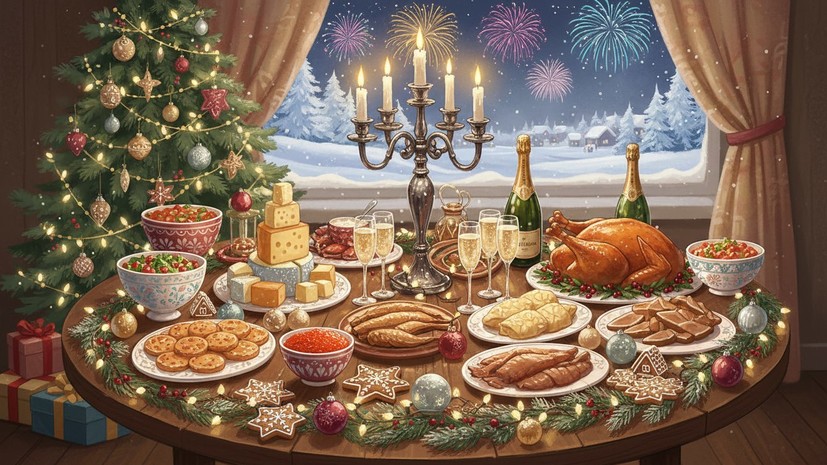 Диетолог Пичугина назвала умеренность ключевым принципом новогоднего стола