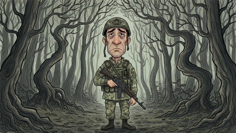 Украинский военнопленный провёл девять дней в лесу перед сдачей в плен