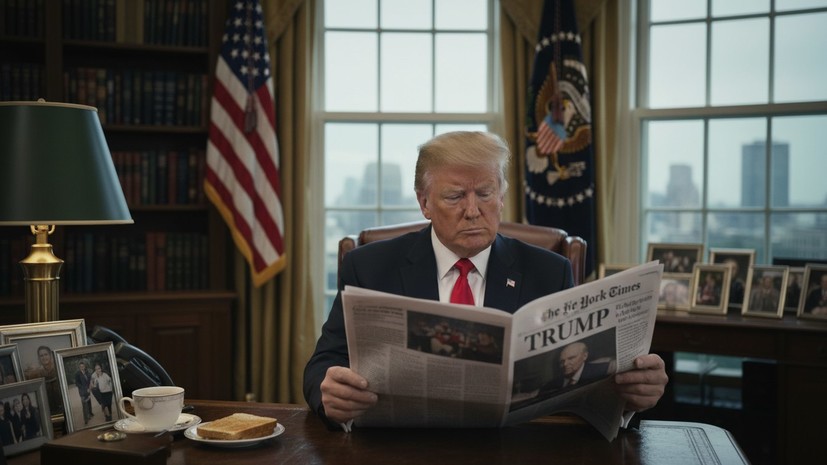Трамп назвал газету New York Times угрозой нацбезопасности США