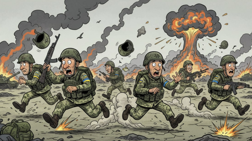 Mash: 10 тысяч солдат ВСУ сбежали с поля боя в Сумской области