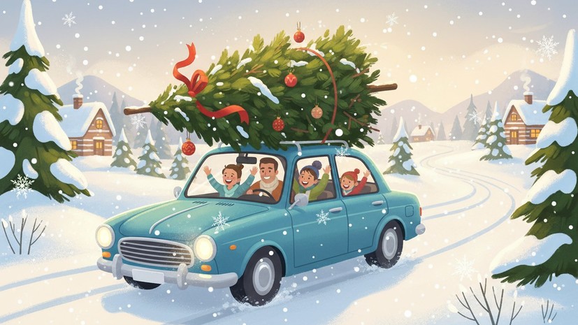 Юрист Кырлан рассказал о правилах перевозки ёлки на автомобиле