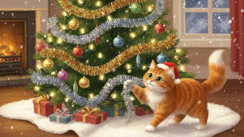 Специалист Балагуров назвал мишуру опасной для домашних животных