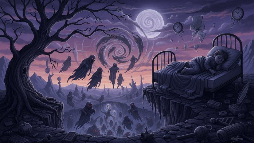 Психолог Мисютин: ночные кошмары редко имеют одно объяснение