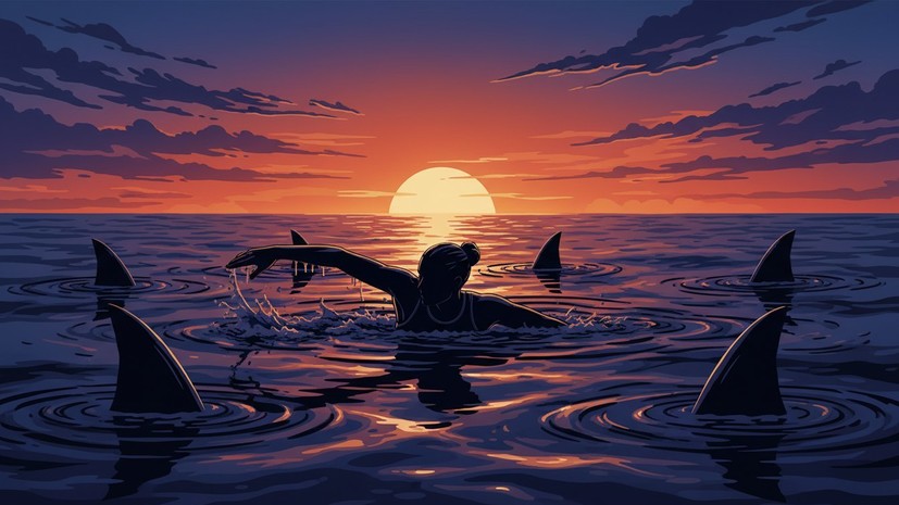 New York Post: триатлонистка Эрика Фокс пропала без вести после возможной атаки акулы в США