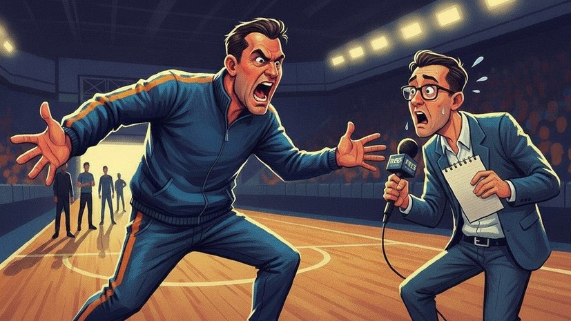 Тренер баскетбольного «Динамо» матом обругал журналиста после матча Суперлиги