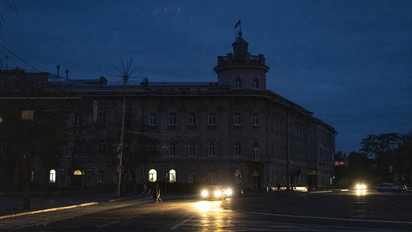 Часть Чернигова на Украине осталась без электроснабжения