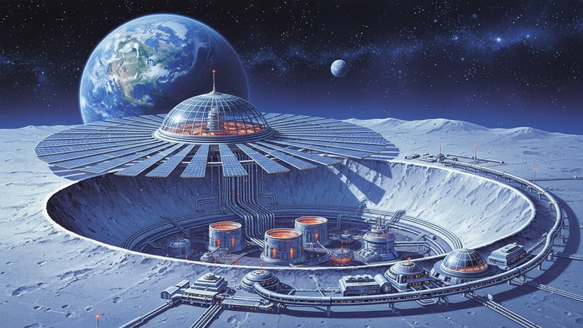 «Роскосмос»: Россия планирует создать лунную электростанцию к 2036 году