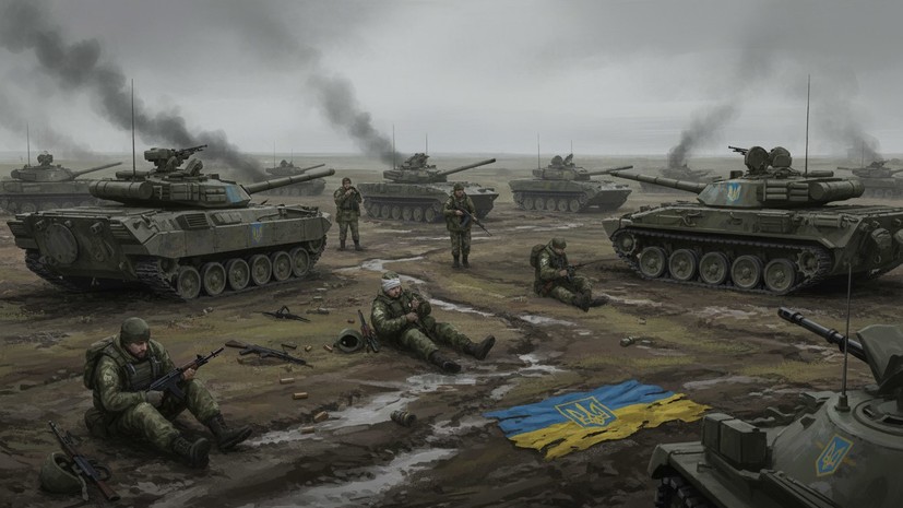 РИА Новости: 57-я мотопехотная бригада ВСУ потеряла боеспособность