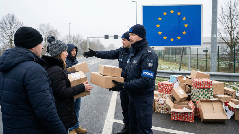 SHOT: таможенники ЕС возвращают новогодние посылки из России из-за «роскоши»