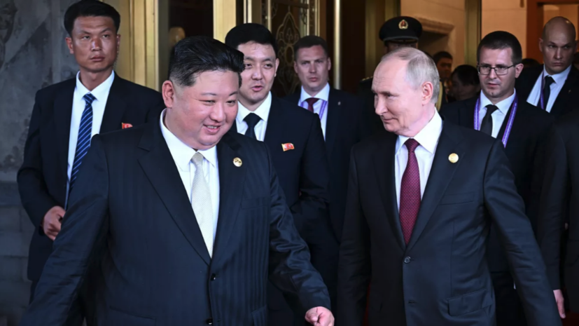 Путин направил новогоднее поздравление Ким Чен Ыну