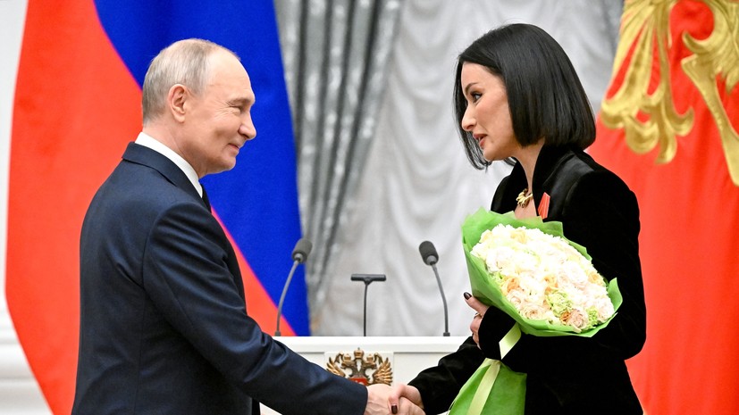 Путин вручил Канделаки орден Александра Невского