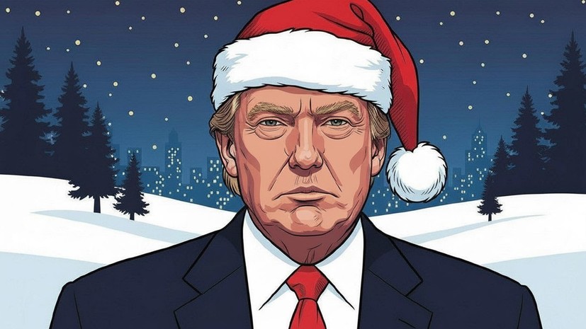Трамп призвал плохого Санту не вторгаться в США