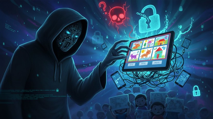 Россиян предупредили о мошенничестве с онлайн-голосованиями за детские рисунки