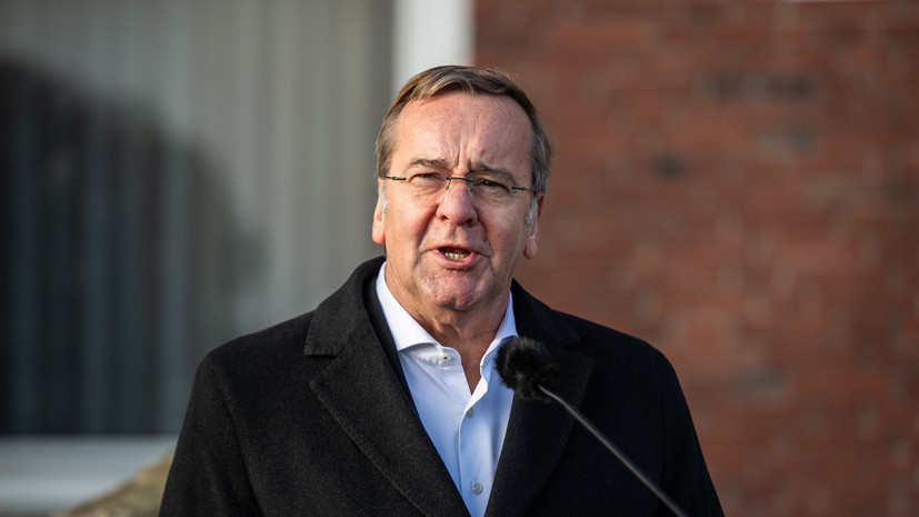 Bild: глава Минобороны Писториус остаётся самым популярным политиком в ФРГ