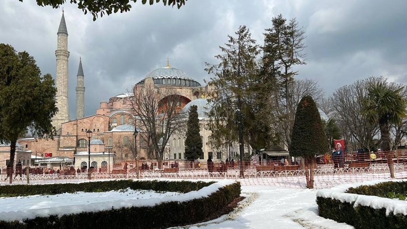 РИА Новости: в Турции ожидаются «сибирские» морозы и снегопад