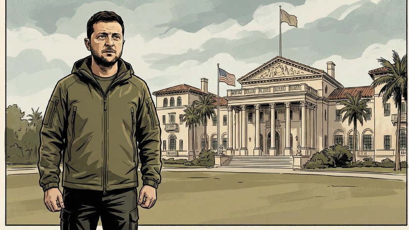 Kyiv Post: Зеленский может посетить резиденцию Трампа 28 декабря для переговоров