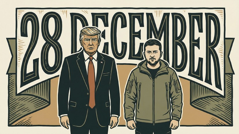 Белый дом: Трамп встретится с Зеленским во Флориде 28 декабря в 23:00 мск