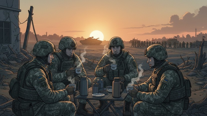 Командир Лев: боевики ВСУ пили чай во время захода ВС России в Косовцево