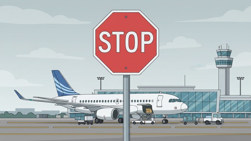 Аэропорт Ярославля временно не обслуживает рейсы