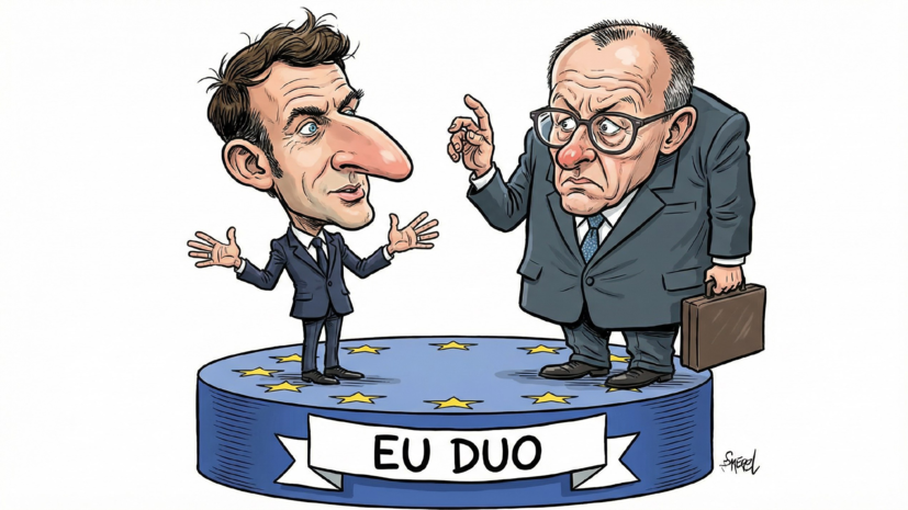 Spiegel: между Макроном и Мерцем обострились противоречия из-за Путина