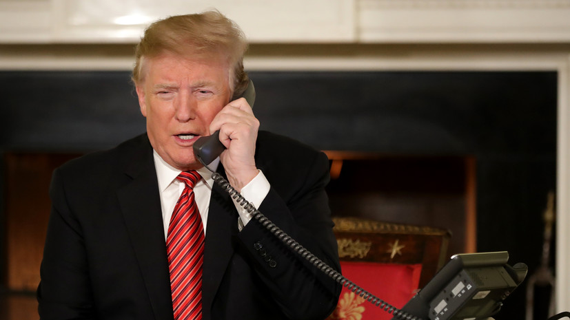 Ушаков: разговор президентов США и России организовали по инициативе Трампа