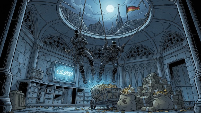 В Германии неизвестные вынесли из хранилища банка около €30 млн