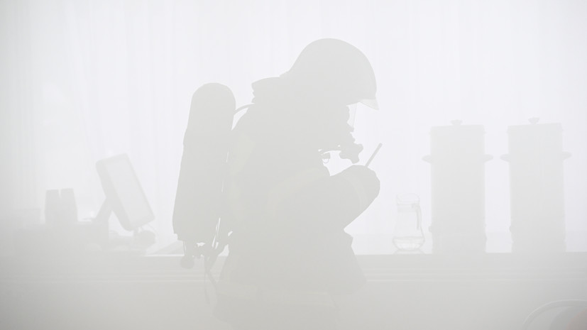 В Калужской области на предприятии из-за атаки БПЛА произошло возгорание