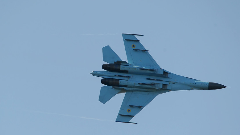 ВКС России сбили самолёт Су-27 ВСУ