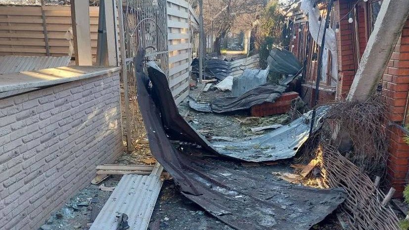 Появились фотографии с места теракта ВСУ в Хорлах