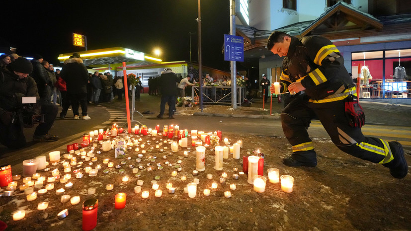 Telegraph: пожар в баре на курорте в Швейцарии начался в переполненном подвале