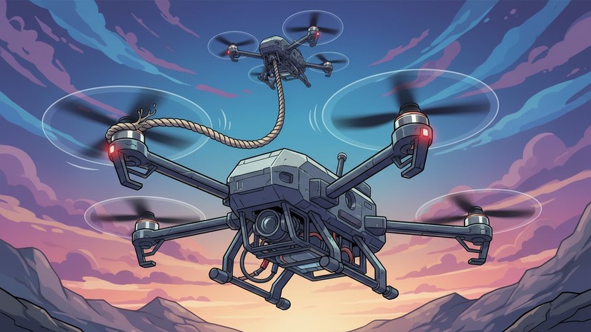 Боец Крепыш рассказал, как с помощью верёвки поразил БПЛА «Баба-яга» в ДНР