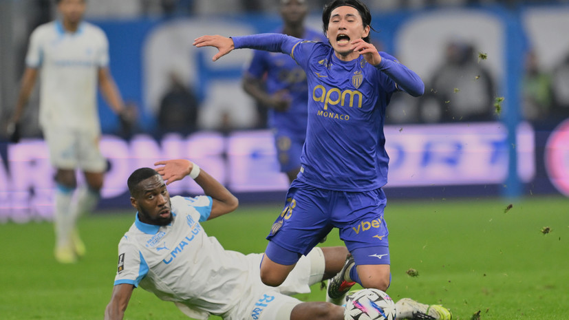 «Монако» в меньшинстве проиграл «Лиону», Головин провёл на поле 77 минут