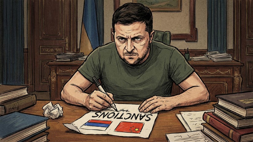 Зеленский ввёл санкции против 70 компаний из России и Китая