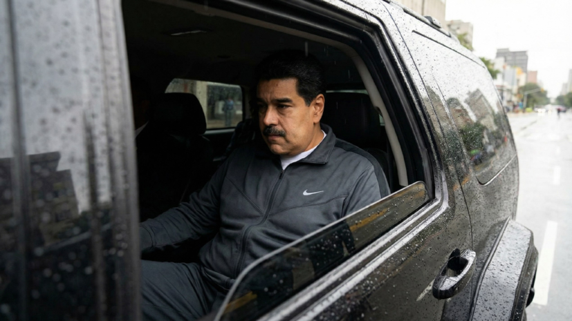 CNN: бронеавтомобиль с Мадуро и его женой прибыл к зданию суда в Нью-Йорке