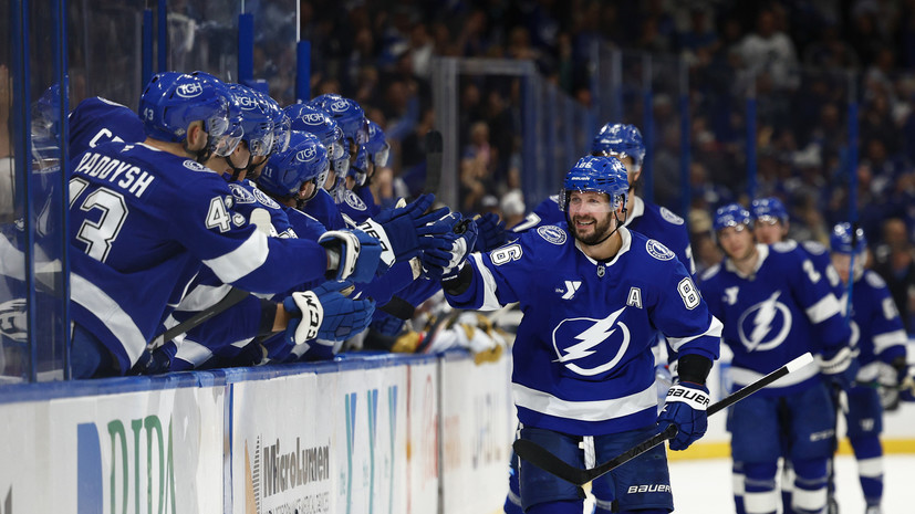 «Тампа» обыграла «Колорадо» в матче НХЛ, у Кучерова два ассиста