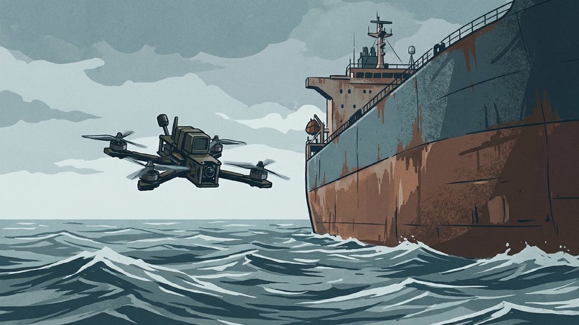 У берегов Турции беспилотник атаковал нефтяной танкер «Эльбус»