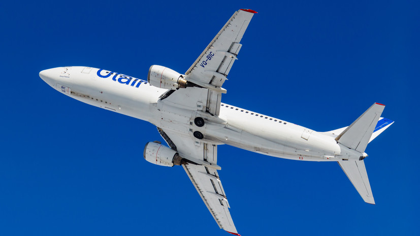 Ространснадзор: самолёт Utair из Дубая вернулся из-за вибрации двигателя