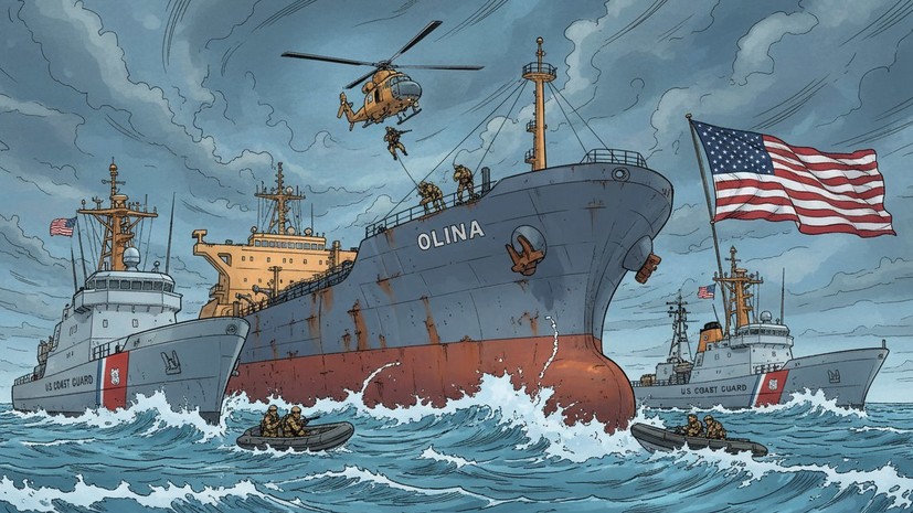 WSJ: береговая охрана США захватила нефтяной танкер Olina