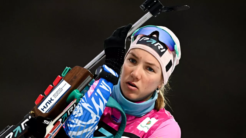 Шевченко и Бажин выиграли сингл-микст на чемпионате России по биатлону