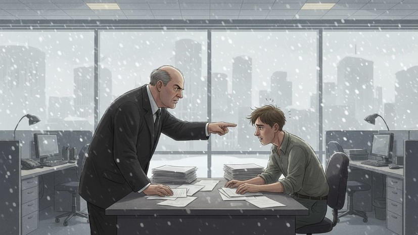 Роскачество: за опоздание на работу из-за снегопада могут наказать